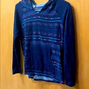 Kids long sleeve shirt with hood